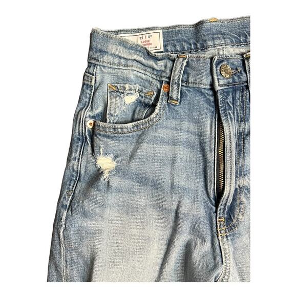 Gap Loose High Rise Womens Jeans 25 0 XS Grunge Casual Basic Streetwear - Picture 3 of 7